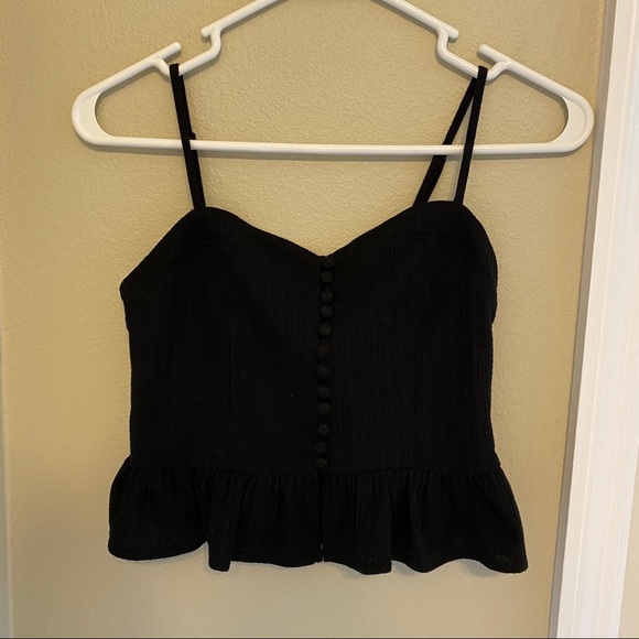 Forever 21 Tops - Forever 21 Black Crop Top